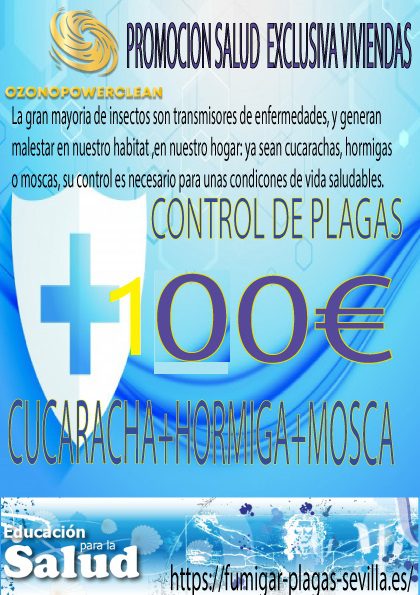 FUMIGACION PLAGA CASA PRECIO 100€