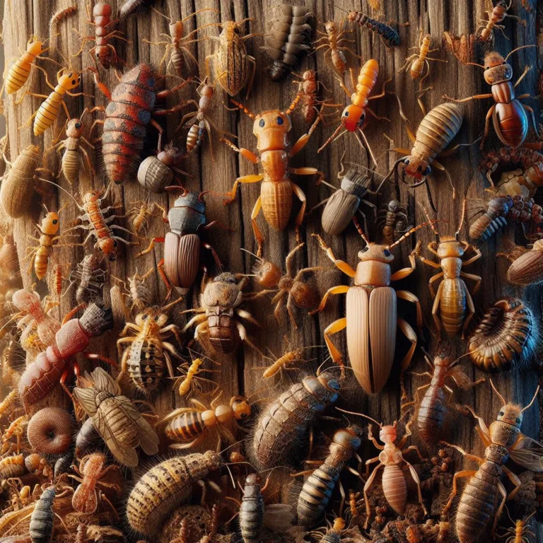 insectos más comunes que atacan la madera: