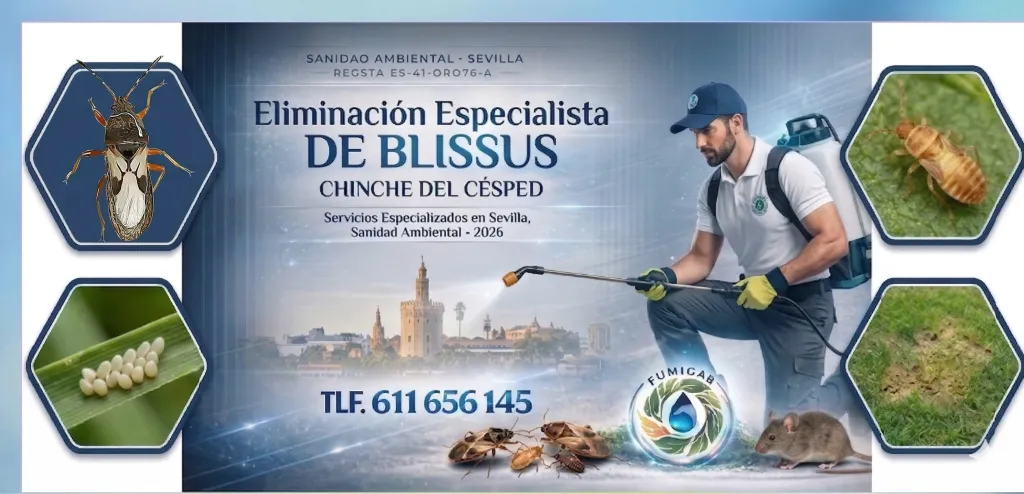 Empresa especializada en eliminación de blissus en Sevilla