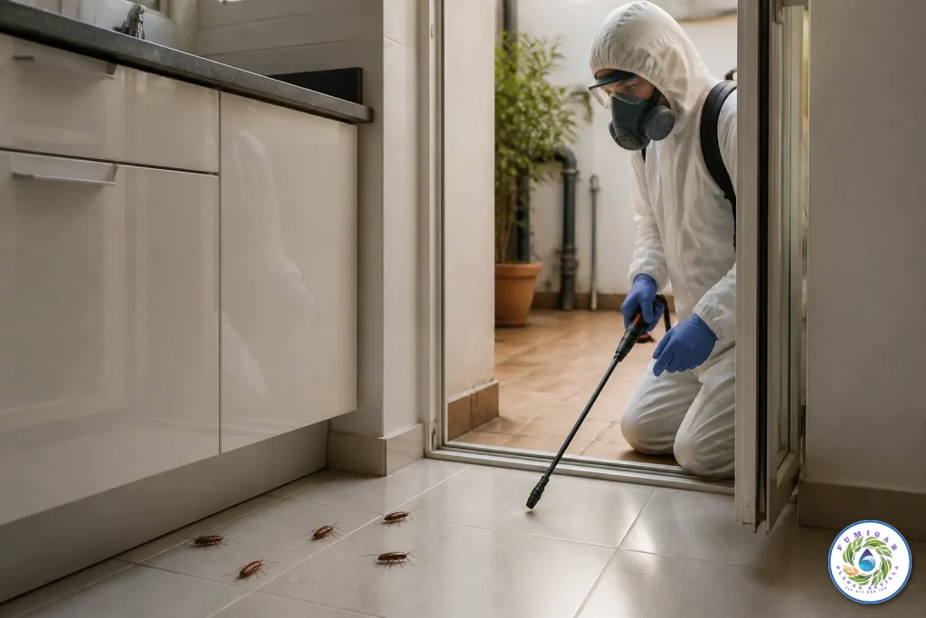 cucarachas en Mairena del Aljarafe en vivienda residencial