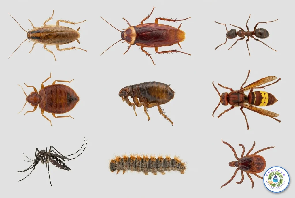 Desinsectación en Sevilla: cucaracha alemana, cucaracha americana, hormiga, chinche, pulga, avispa oriental, mosquito tigre, procesionaria y garrapata